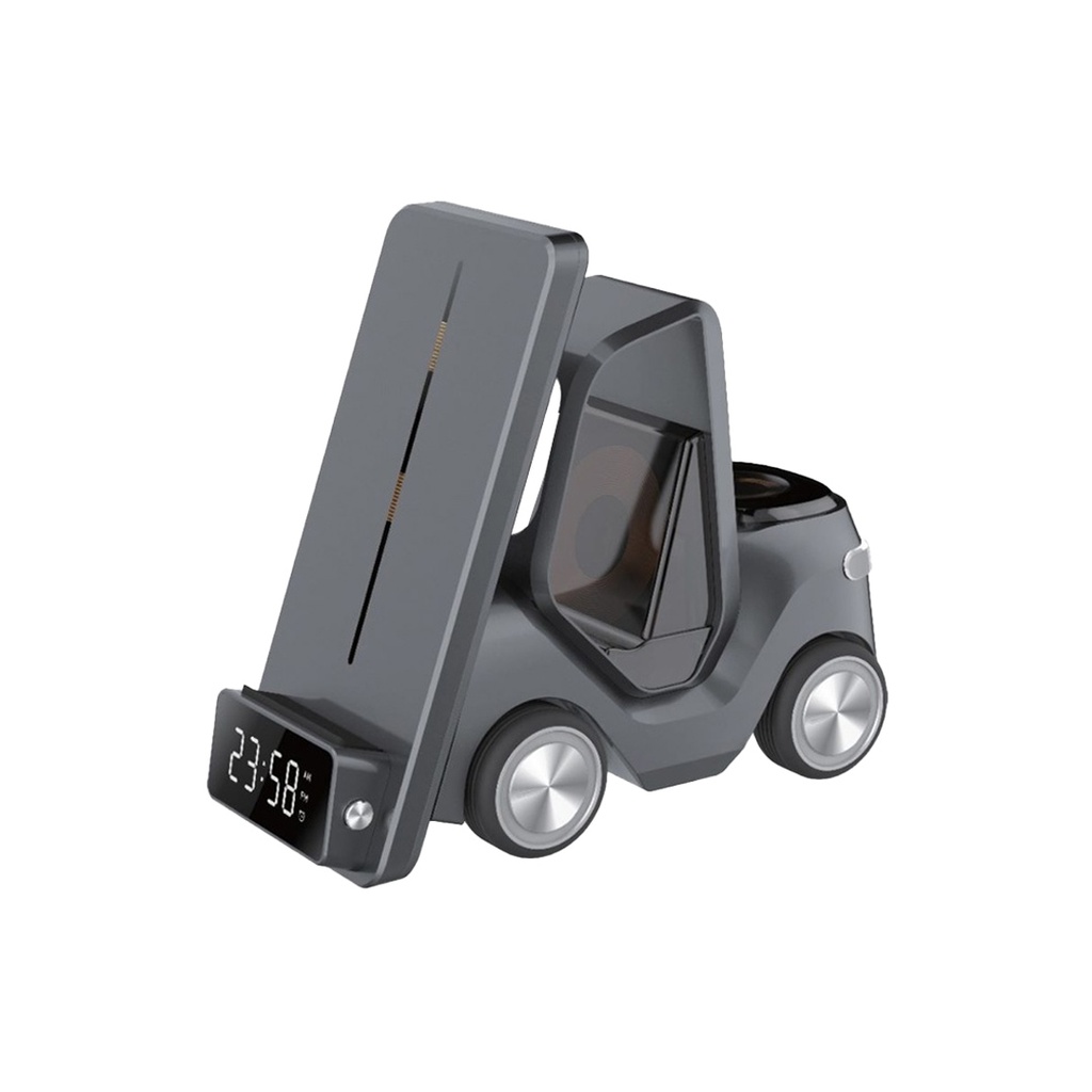 شارژر وایرلس 5 در 1 گرین لاین Green Lion Forklift Wireless Charger Stand مدل GNFWR5INWCBK