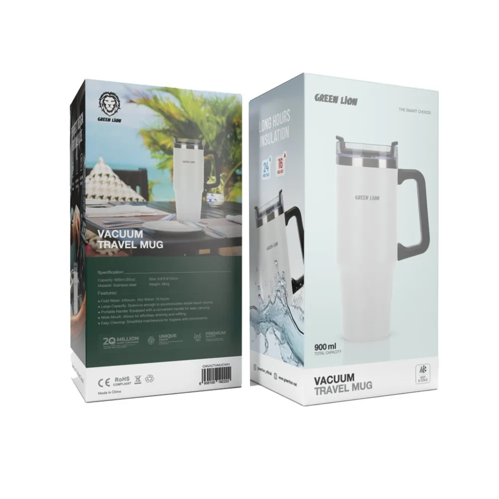 ماگ مسافرتی گرین لاین مدل GNVACTVMUG ظرفیت ۹۰۰ میلی‌لیتر