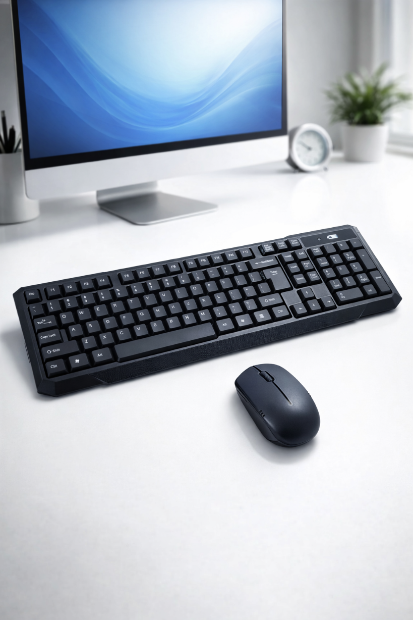 ست کیبورد و ماوس بی‌سیم 2.4 گیگاهرتز