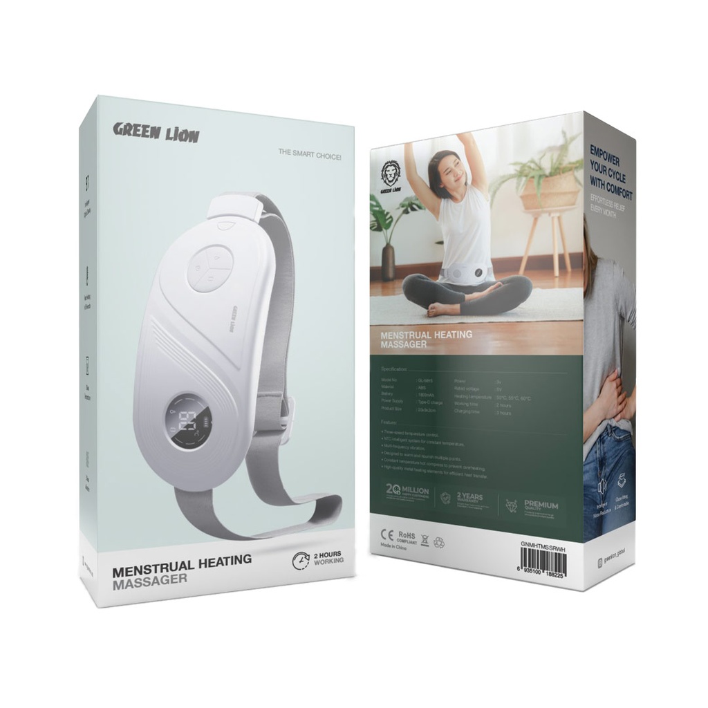 ماساژور و گرم‌کن پریود گرین لاین Green Lion Menstrual Heating Massager